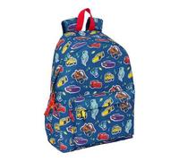 Shein Mochila Para Portatil Cars "Racing" Compartimento Acolchado y Base Reforzada - Mochila Para Portatil Cars "Racing" Con Múltiples Compartimentos y Asas