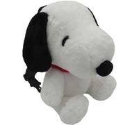 Shein Mochila Peluche Snoopy Ultra Suave y Acolchada y Con Correas Ajustables - Mochila Peluche Snoopy Cierre de Cremallera Resistente y Licencia Oficial⚫ E