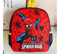 Shein Mochila pequeña ligera con estampado de dibujos animados de Spider-Man de Marvel, regalo de Navidad para familiares y amigos