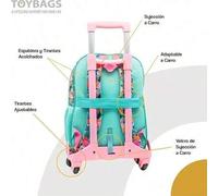Shein Mochila Stitch Tropical Doble Compartimento + Carro Toybags 360º Producto Oficial ✔Entrega 24/48h en España ( Peninsula )