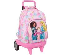 Shein Mochila Trolley Con Ruedas Compact Evolution Barbie Painterly Entrega 24/48 Horas - Envío Desde España