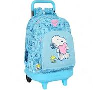 Shein Mochila Trolley Con Ruedas Compact Extraible Snoopy Love Entrega 24/48 Horas - Envío Desde España