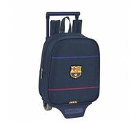 Shein Mochila Trolley con ruedas Guardería Fc Barcelona Azul Marino Entrega 24/48 Horas - Envío Desde España
