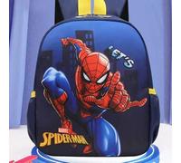 Shein Mochila y bolso de hombro de Spider-Man de Disney con impresión de dibujos animados lindos, mochila escolar ligera, regalo de Navidad para familia y a