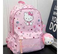 Shein Mochilas escolares de Sanrio Hello Kitty, Kuromi y My Melody, mochilas de viaje grandes, ligeras y de moda con diseños de dibujos animados, ideales pa