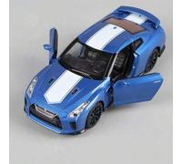 Shein Modelo a escala 1:42 del Nissan GT-R(R35) 50th Anniversary, edición coleccionable de aleación fundida a presión con base de exhibición y cubierta anti