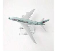 Shein Modelo de avión de Qatar Airways, modelo de avión de metal fundido, adecuado para colección y regalos de vacaciones, regalos de cumpleaños - regalos d