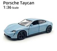 Shein Modelo de juguete de carro del Taycan hecho de aleación con puertas que se abren, es un coleccionable realista perfecto para niños como regalo.