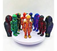 Shein Modelo de momia del faraón egipcio impreso en 3D con mano móvil - Figura coleccionable articulada de la Antigua Egipto, / Decoración de Halloween adec