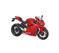 Shein Modelo de motocicleta DUCATI 1199 PANIGALE a escala 1:12 con base, colección de motocicletas de carreras, adorno de escritorio, regalo de Navidad, Año