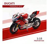 Shein Modelo de motocicleta Ducati SUPER NAKED V4 S a escala 1:18 inspirada en la 1199 Street Fighter