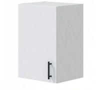 Shein Módulo de Cocina Mueble Alto Kira Cocina Blanco Brillo 1 puerta reversible Tirador Negro Estante Fijo Melamina 40x59x34 cm