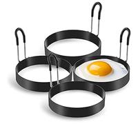 Shein Molde de acero inoxidable para cocinar huevos - Perfecto para huevos fritos, panqueques y omelettes - Herramienta y accesorio de cocina de hotel - Uso