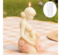 Shein Molde de silicona de amor maternal suave, molde de silicona de resina, regalo creativo de decoración del hogar y vela/fragancia para la madre, ornamen
