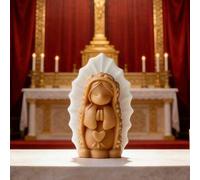 Shein Molde de silicona de niña rezando | Base en forma de rosa con forma de Virgen María | Exclusivo set de regalo ritual DIY | Puede hacer velas aromática