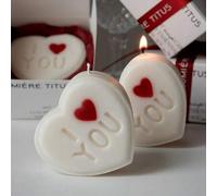 Shein Molde de silicona reutilizable, adecuado para velas aromáticas DIY, jabón, decoraciones de yeso - Diseño de relieve con forma de corazón, fácil de sol