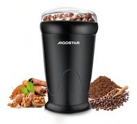 Shein Molinillo de Café Eléctricos con Cuchilla de Acero Inoxidable, Capacidad 60gr, Molinillo de Café para Especias, Semillas, Granos, Nueces, con Cepillo