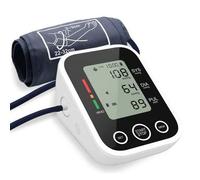 Shein Monitor de presión arterial automático electrónico de brazo superior, máquina digital eléctrica de medición de la presión arterial, esfigmomanómetro c