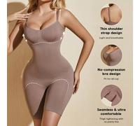 Shein Mono ajustado con cintura elástica alta para dar forma, apto como capa base para mujeres