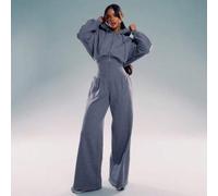 Shein Mono con capucha y cremallera, cintura ceñida, relajado, informal, cápsula de armario básico, diario, oficina, trabajo, vuelta al colegio, otoño, invi