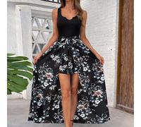 Shein Mono de punto de unicolor con estampado de parche tejido y de moda para mujer