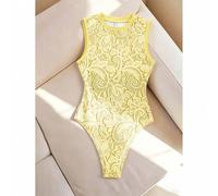 Shein Mono de tirantes con cuello redondo estampado Loral, cómodo para uso diario, ajustado y estilizante, nueva capa base de ocio para mujer verano 2026