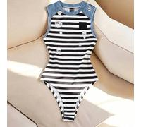 Shein Mono de tirantes con cuello redondo estampado Loral, cómodo para uso diario, ajustado y estilizante, nueva capa base de ocio para mujer verano 2026
