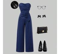 Shein Mono holgado con correas ajustables ocultas, adecuado para el uso diario, salidas, y estilo de calle Ins, de talla grande para niñas, de estilo casua