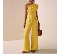 Shein Mono sin mangas de diseño asimétrico de tela texturizada marrón, adecuado para festivales de música, Pascua, Día de San Patricio, estilo occidental/nó