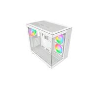 Shein MONTECH King 65 Pro ATX - Carcasa para PC de Media Torre para Juegos, cámara Doble, Paneles de Malla de Alto Flujo de Aire, Compatible con RTX 40, 3 V