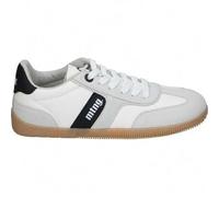 Shein MTNG | Zapatillas Mustang Free Aria para Mujer - Deportiva Blanca con Detalles en Negro y Gris - Sneakers con Cordones - Respetuosos con el Pie - Cero