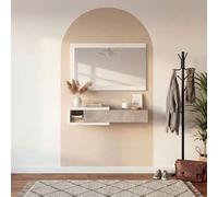 Shein Mueble de recibidor con espejo Derek