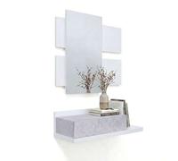 Shein Mueble recibidor con 1 cajón y espejo 75 cm Milo