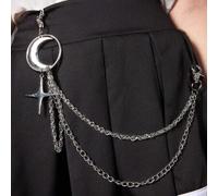 Shein Mujer 1 pieza Cadena para pantalón con diseño de luna y estrella