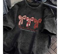 Shein Mujeres de talla grande, Oh, cuánto nos ama, Juan 3:16, versículo bíblico, Día de San Valentín vintage, Día de San Valentín cristiano, Fe, San Valentí