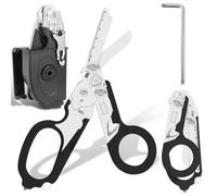 Shein Multiherramienta de respuesta de emergencia Leatherman Style 6-en-1 Raptor con alicates, cortador y rompevidrios, tijeras tácticas plegables