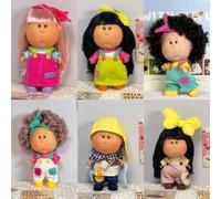 Shein Muñeca de patata pequeña Mia española de 18cm, figura de recuerdo con ropa intercambiable, decoración del hogar, adorno decorativo para habitación de