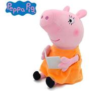 Shein Muñeca de peluche grande del personaje de Peppa Pig, regalo de Navidad para niños, muñeco de la mamá Pig, del papá Pig, crea tu propia historia, regal