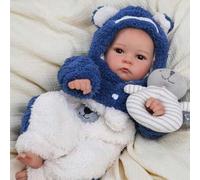 Shein Muñeco bebé renacer de verdad: niño de 43 cm, realista, durmiendo, con cuerpo suave. Bebé renacer, bebés realistas, Baby Alive, bebé renacer, juguetes