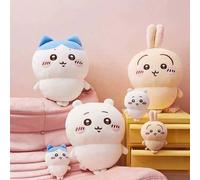 Shein Muñeco de peluche de pie de la serie Chiikawa de MINISO, tamaño pequeño/grande, adorable muñeco de peluche de dibujos animados Chiikawa Hachiware Usag