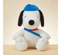 Shein Muñeco de peluche de Snoopy de la serie Colorful Life de 12 pulgadas. Mide 10.6*7.8*11.8 pulgadas, en una postura sentada adorable, lleva una mochila