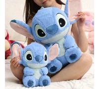 Shein Muñeco de peluche de Stitch de Disney, almohada de peluche, regalo de cumpleaños, obsequio para fiesta de Navidad, regalo del Día de San Valentín