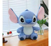 Shein Muñeco de peluche de Stitch de Disney con orejas erguidas, almohada de peluche suave para niños, regalo de Navidad, decoración del hogar, regalo de cu