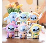 Shein Muñeco de peluche de Stitch de Disney, Serie "Incluso cuando estás cansado, come un bocado", Figura de Stitch, Muñeco coleccionable, Decoración sorpre