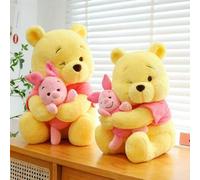 Shein Muñeco de peluche de Winnie the Pooh y Piglet de Disney, regalo de cumpleaños, regalo de Navidad, recuerdo de fiesta