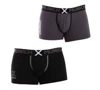 Shein Munich Pack-2 Bóxers de algodón elástico MUDU0180 para Hombre - Entrega 24/48 horas en Peninsula y Baleares
