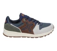Shein MUNICH | Zapatillas Munich para Hombre - Deportiva en Color Azul Marino con Detalles en Marrón, Verde y Gris - Sneakers con Cordones - Estilo Casual -