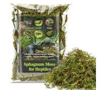 Shein Musgo de Sphagnum para reptiles - Musgo verde seco de turbera para el hábitat de terrarios de reptiles, sustrato para serpientes, tortugas, ranas, gec