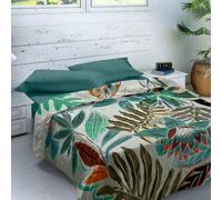 Shein NATURALS - Juego de Sábanas Estampadas 3/4 Piezas - ✅ Entrega 2-5 días - Incluye Sábana Bajera + 1/2 Fundas de Almohada - 100% Algodón - Extra Suave -