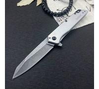 Shein Navaja plegable KS 1365 Misdirect de 2.9" de hoja de acero S35V/8Cr13Mov, mango de aleación de aluminio, navaja táctica de bolsillo